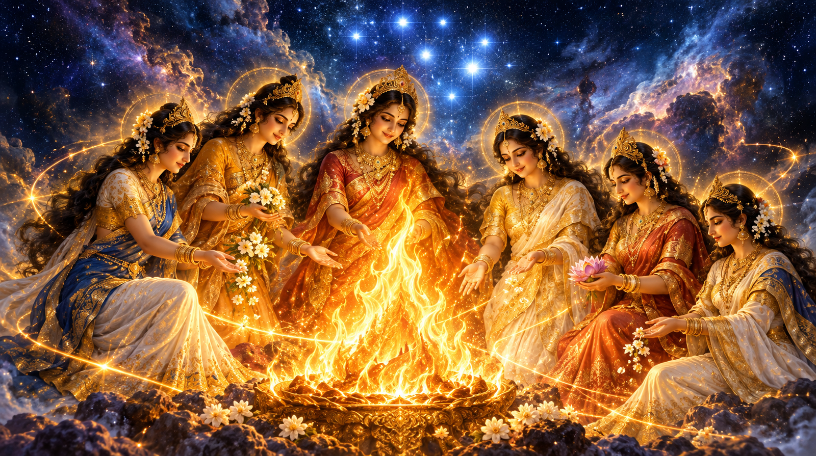 You are currently viewing Krittika Nakshatra – The Purifying Flame of the Cosmic Mothers